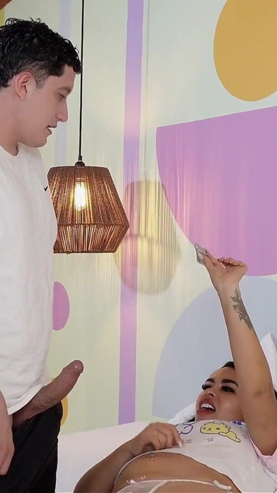 TANTRIC MASSAGE WITH MY BROTHER-IN-LAW'S VERGON, MY OILED ASS BOUNCES ON HIS BIG COCK | Clip 1
