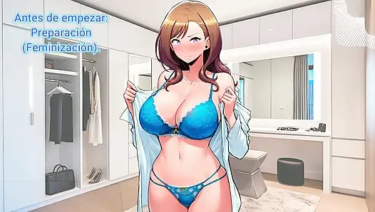 Spanisches audio, wichsanleitung. Sie feminisieren dich in einer öffentlichen toilette. Gehorchen!