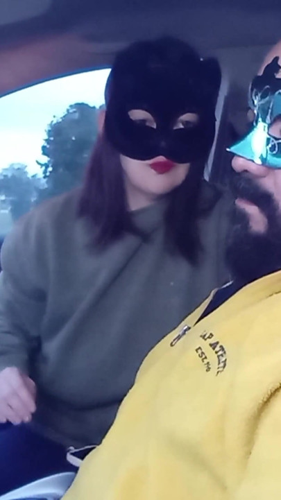 Face slapping in the Car