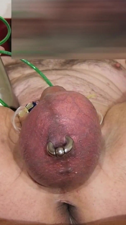 Inflating the scrotum, that's fun! | Clip 2