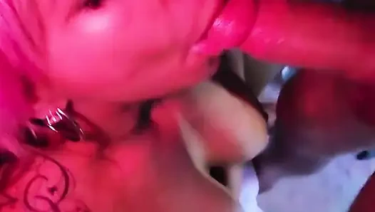 Papis kommende riesige ladung auf allen meinen titten im schrank