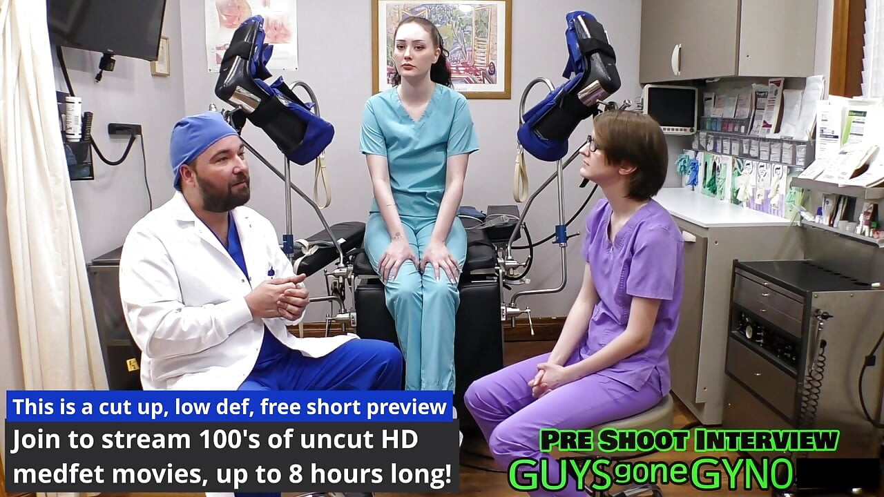 The Cum Clinic Extraction #14 - Nurse Azra Iahmir & Virgin Nurse Luci Starr
