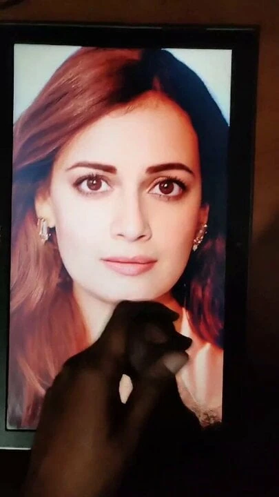 Dia Mirza Cum Facial