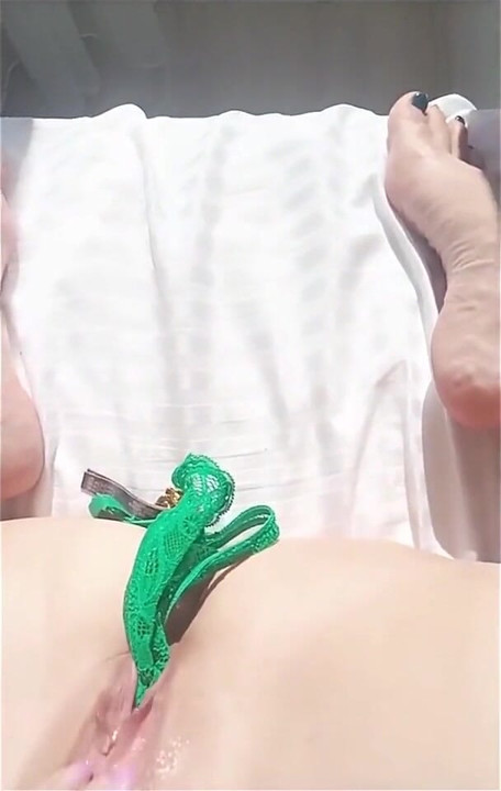 Stuffed Cute Thongs in My Soaking Wet Pussy