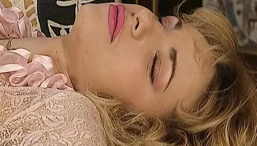 Sexy blonde German maid assfucked by black stud