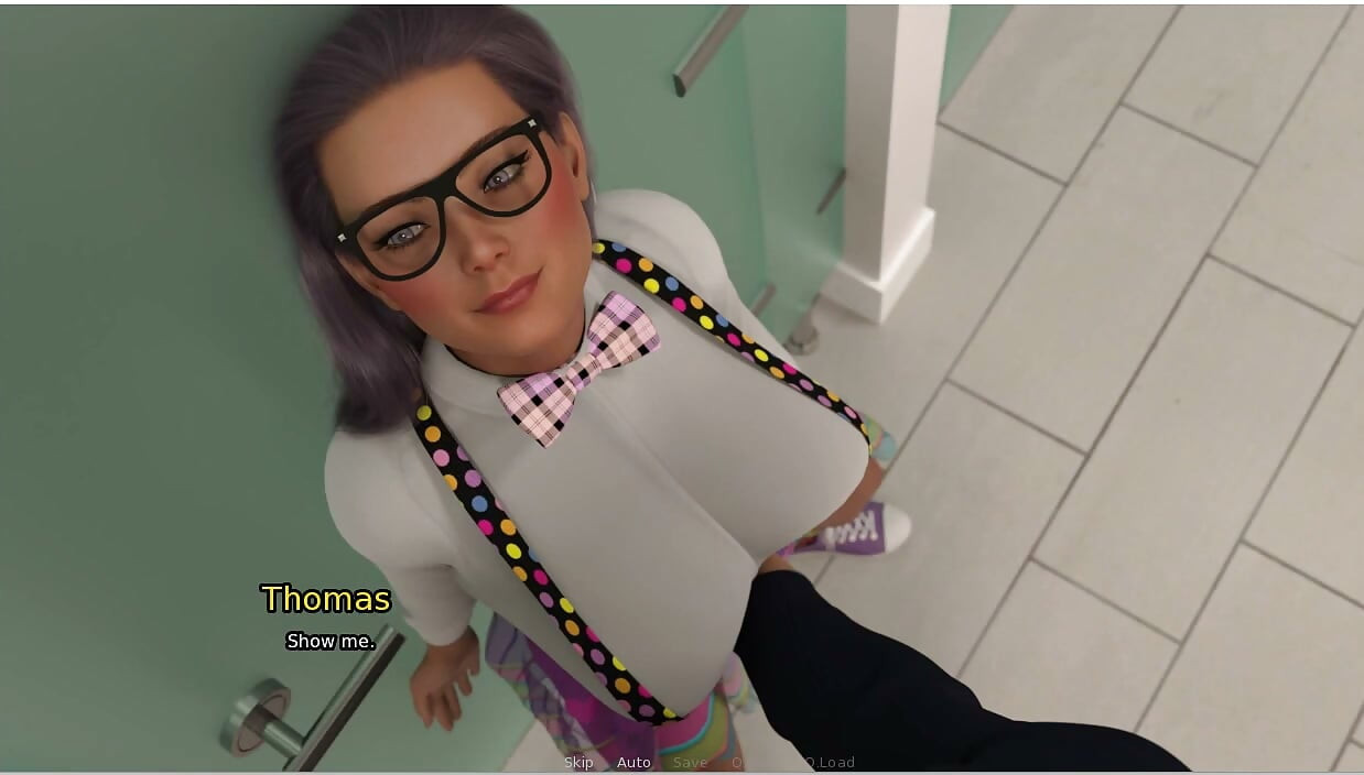Grandma's House - Gameplay - Roleplay - Teen Masturbated in Front of Couple in Public Restroom