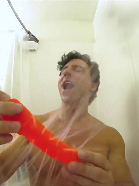 Using a Shower Spray Dildo