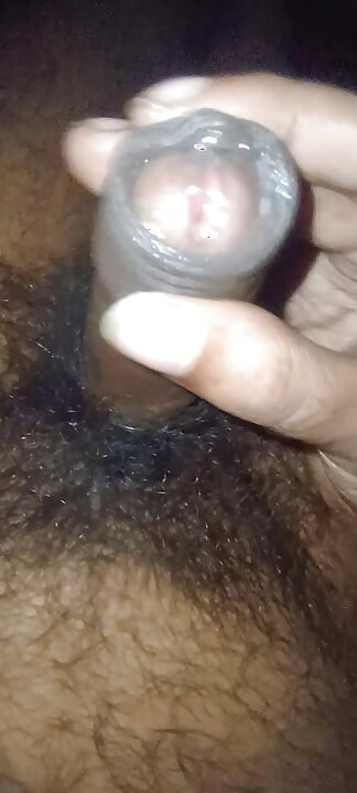 Big black thick top hard cock jerking precum rubbing loud moaning