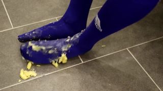 Chaussettes de football et fromages fondus