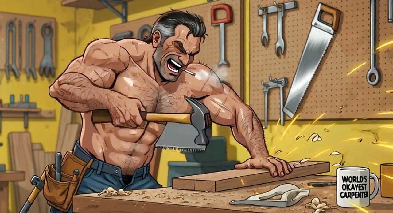 Shirtless Men Animation