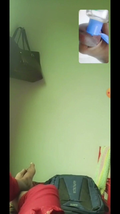 Wife video call handjob cum | Clip 1