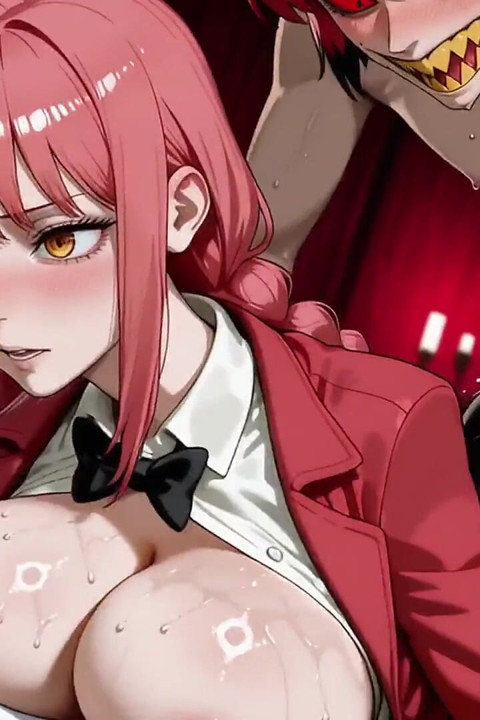 Alastor (Hotel Hazbin) X Makima (cm)