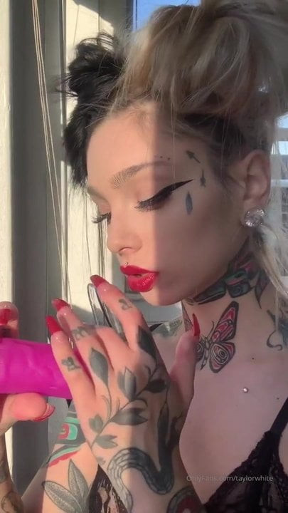 Dildo blowjob