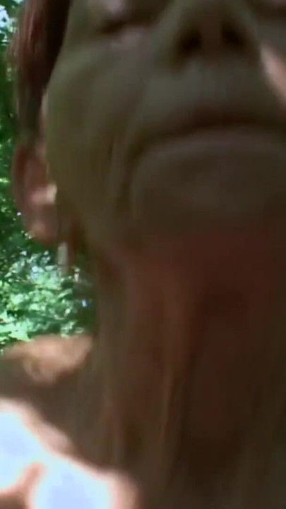 Key moment from "grandma rides young man in the forest"