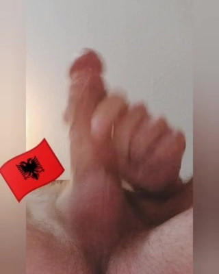 Wanking my Albanian dick multiple cum