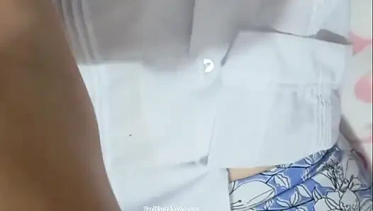 18-year-old College Girl Touches Her Vagina in Her Room