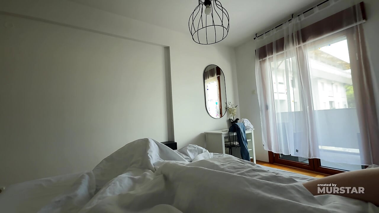 Blonde Step Mom's Massive Tits Rub Against My Cock as We Wake Up Together