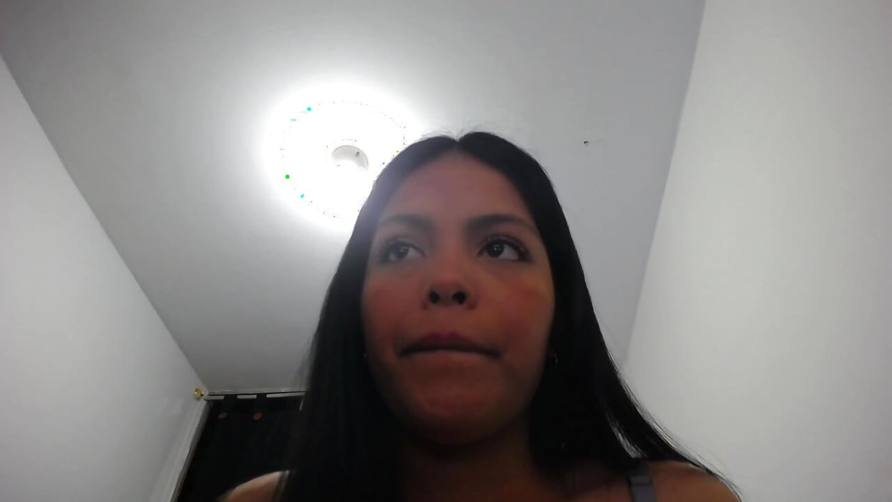 "My first show in front of the webcam - Undressing for you"
