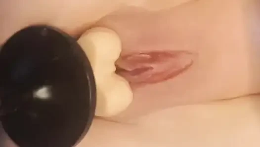 Up close pussy and ass fucking with my machine