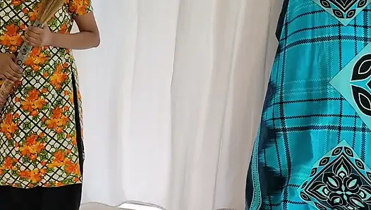 Catching The Gorgeous Maid Alone In The House!
