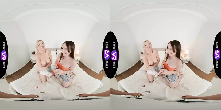 TmwVRnet - Kate Quinn & Zazie Skymm - Orgy ends a card game round