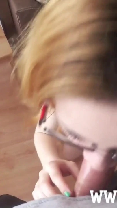 Stunning moment from "Mature redhead teaches teen girl in a threesome how to suck"