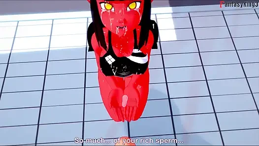 Meru - суккуб в бикини, секс в видео от первого лица