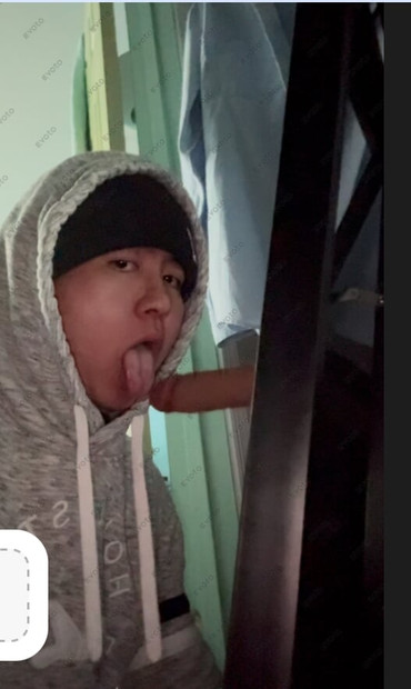 Gay Asian Femboy Sissy Bottom Practices Sucking Cock