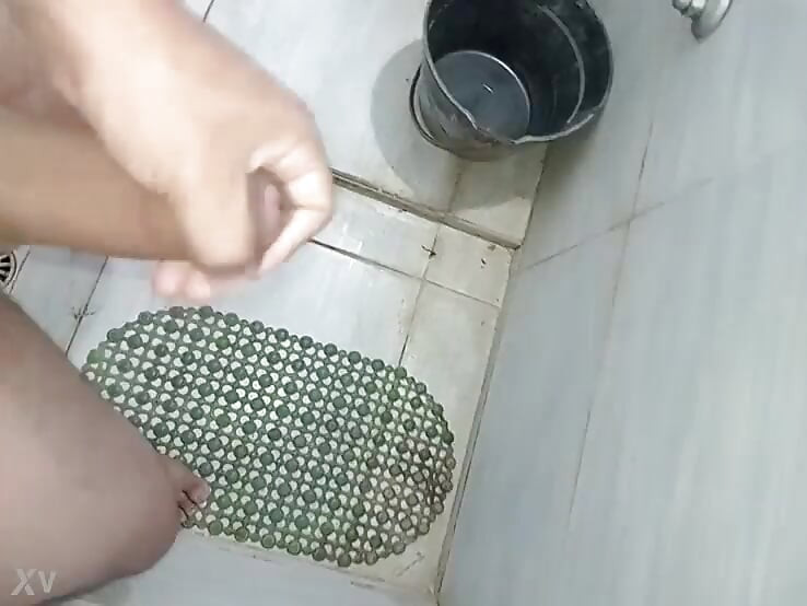 Masturbating in the bathroom