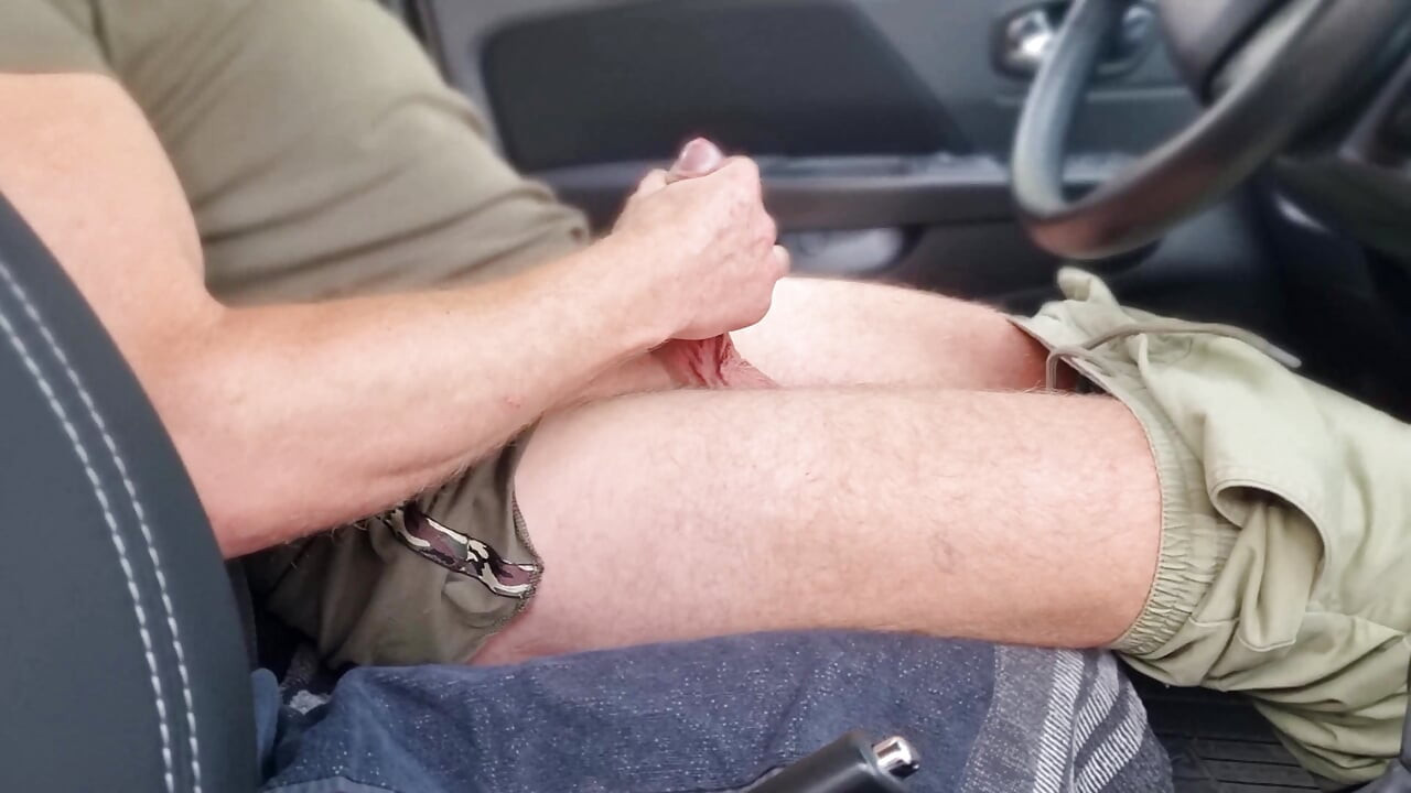 A Girl Caught Me Jerking off in the Car and Help Me Cum 4K