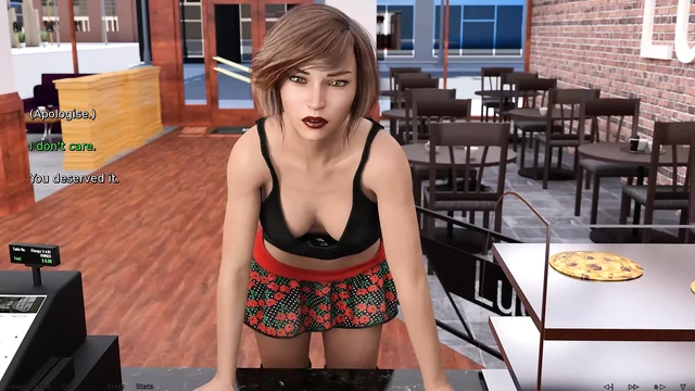 Where the Heart Is: Hot Girl in Short Skirt Exposing Her Ass and Pussy Walks in Cafeteria Episode -195