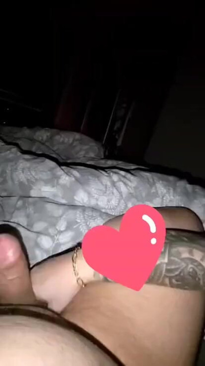 Auntie comes into room at night to hamdjob his cock | Clip 1