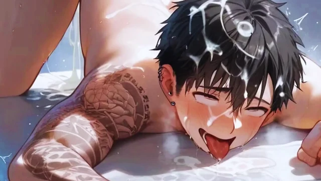 Anime Hentai Asian Twink Got Fucked in the Ass by His BBC Buddy.