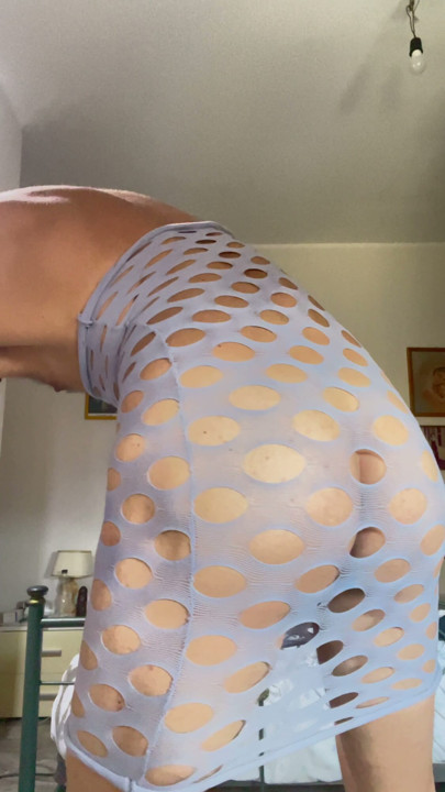Em lingerie de puta