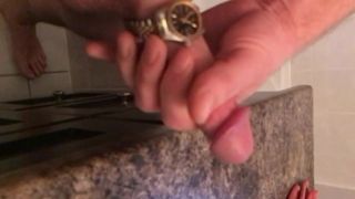 Slow mo Rolex jerkoff