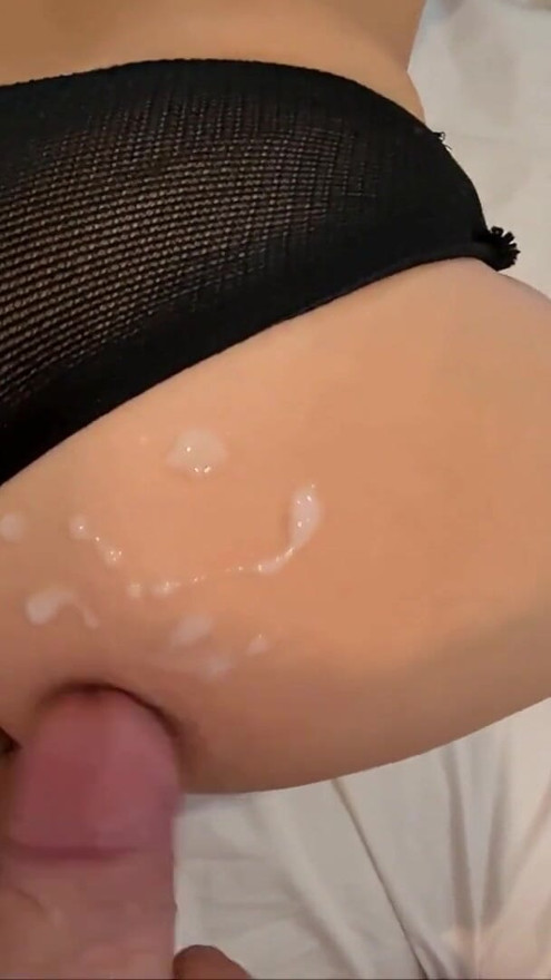 Cum on her big ass - Sun POV - PAWG - Beautiful white ass for you AND Luna Orgasm | Clip 2