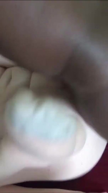 Must-see moment from "Saggy Tits College Teen Interracial BBC Threesome German"