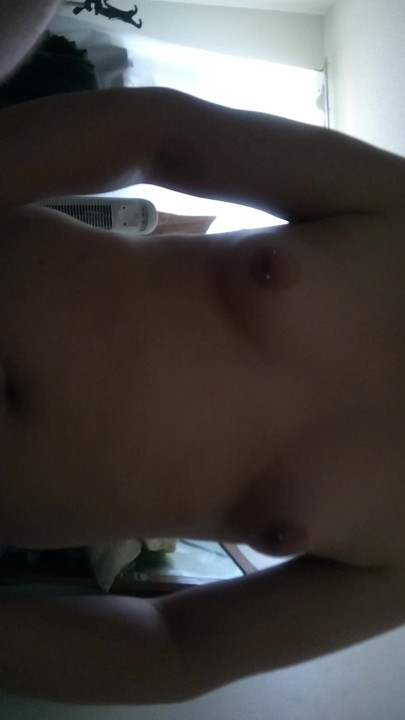 Her huge cock and small tits are just right