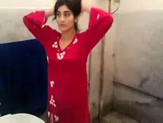 N.Indian Girl dressing after bath Captured by her BF