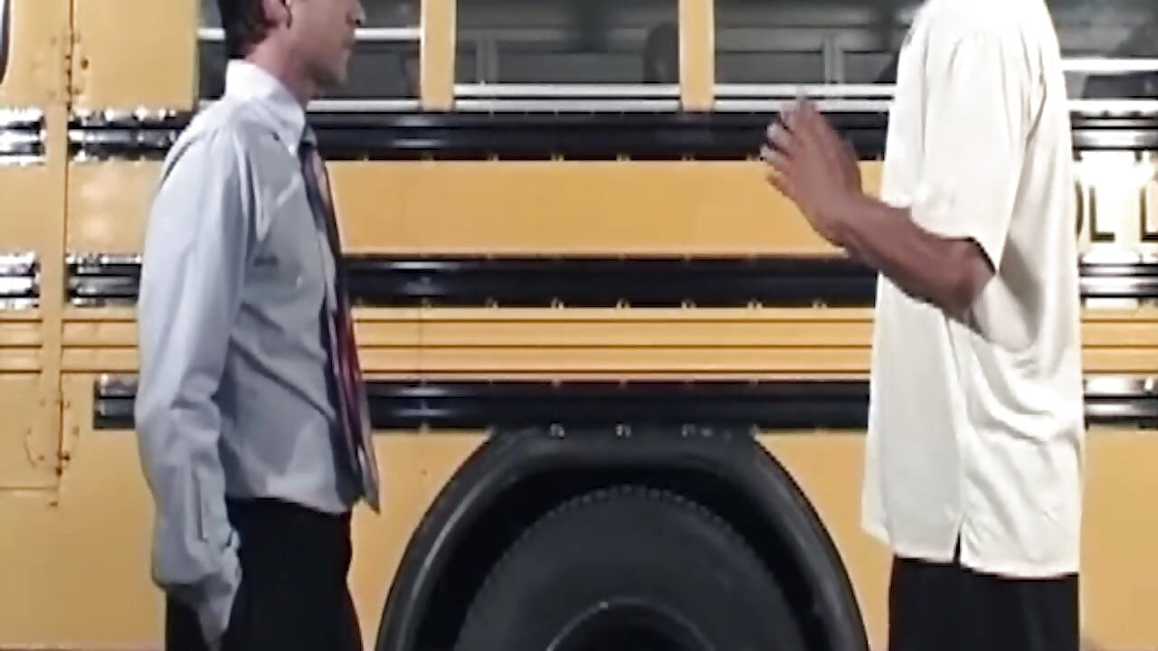 Mature Blonde MILF Drilled Hard by Two Studs on Bus