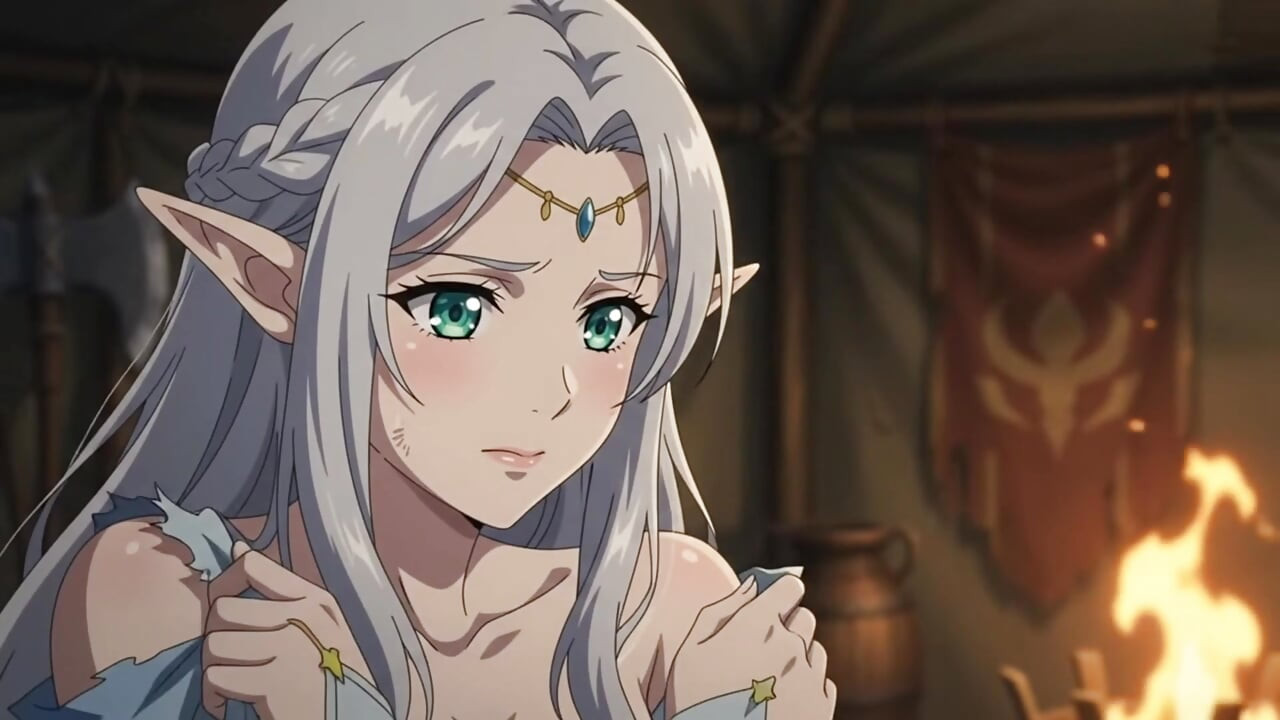 Gefangen genommen von der verbotenen nacht der elfen-prinzessin orc