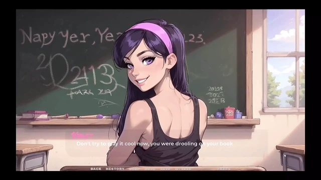 My New Girlfriend Taboo Hentai Game Ep.1 My GF and Her Tiny Tits BFF Are Cuckolding Him with BBC!