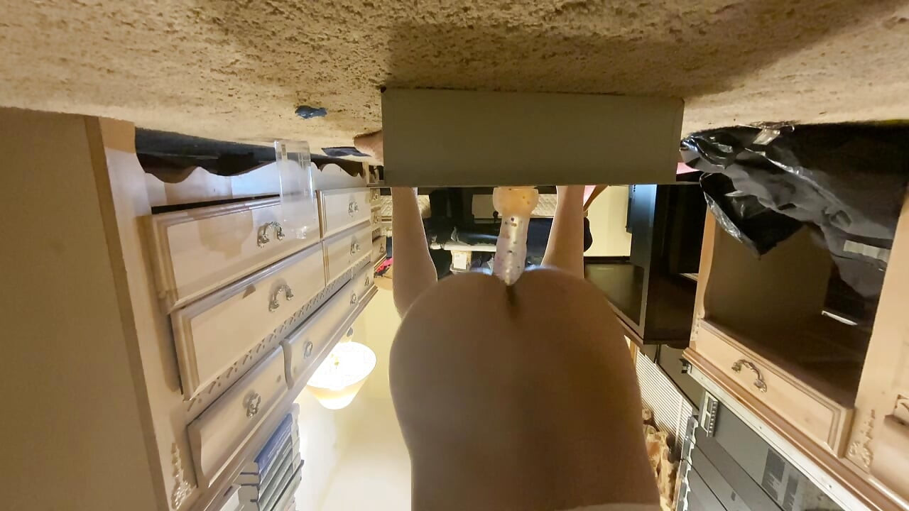 Rough and nasty sissy crossdresser booty hole buttfuck