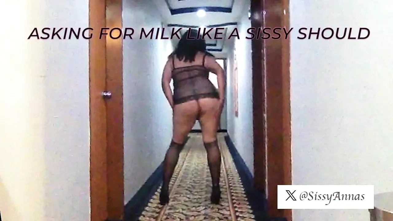 Hotel Hallway Sissy Exhibitionist Whore