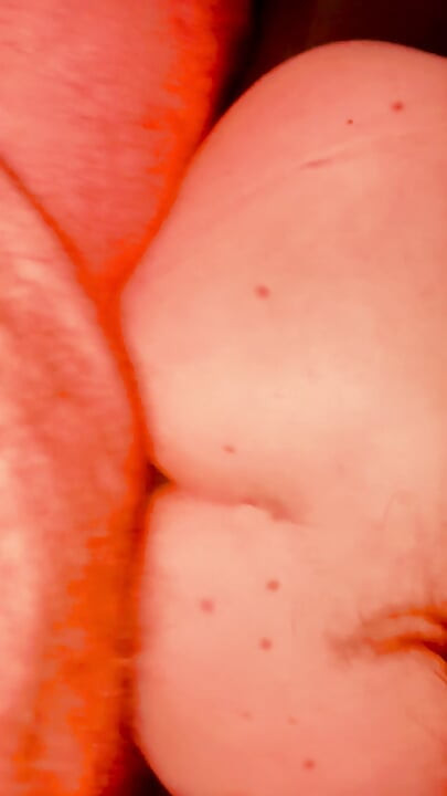 Hot Married Redhead with sexy feet takes a huge BWC FROM BEHIND.