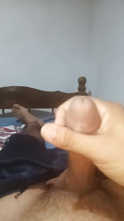 Young man de-stresses with a in his room while his neighbors talk part 2