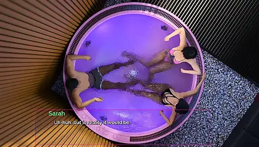 Shut up and dance: hot tub and sauna with sexy girls ep 54