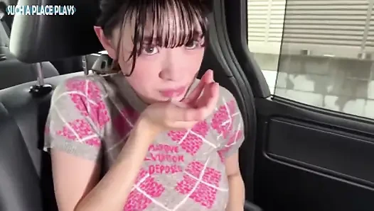 Car Encounter with a Busty Beauty. an Intimate Lesson That Ends in an Overwhelming Finish