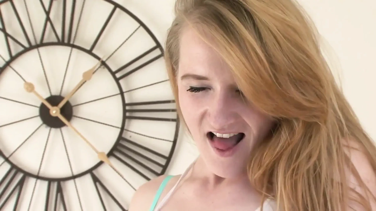 Small tits redhead stepsister fucks hard on stepbrothers dick