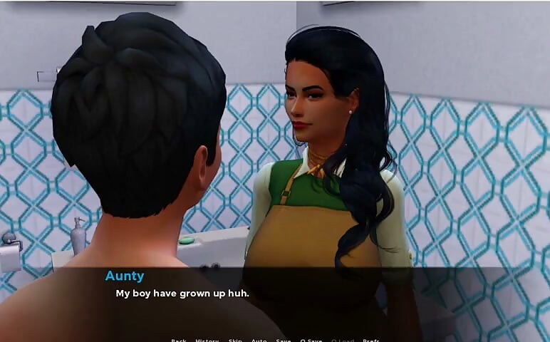 Insimology - Gameplay - Roleplay - Indian Aunty Loves to Sex with Teen Boy
